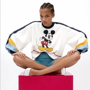 Zara Mickey Mouse Sweatshirt